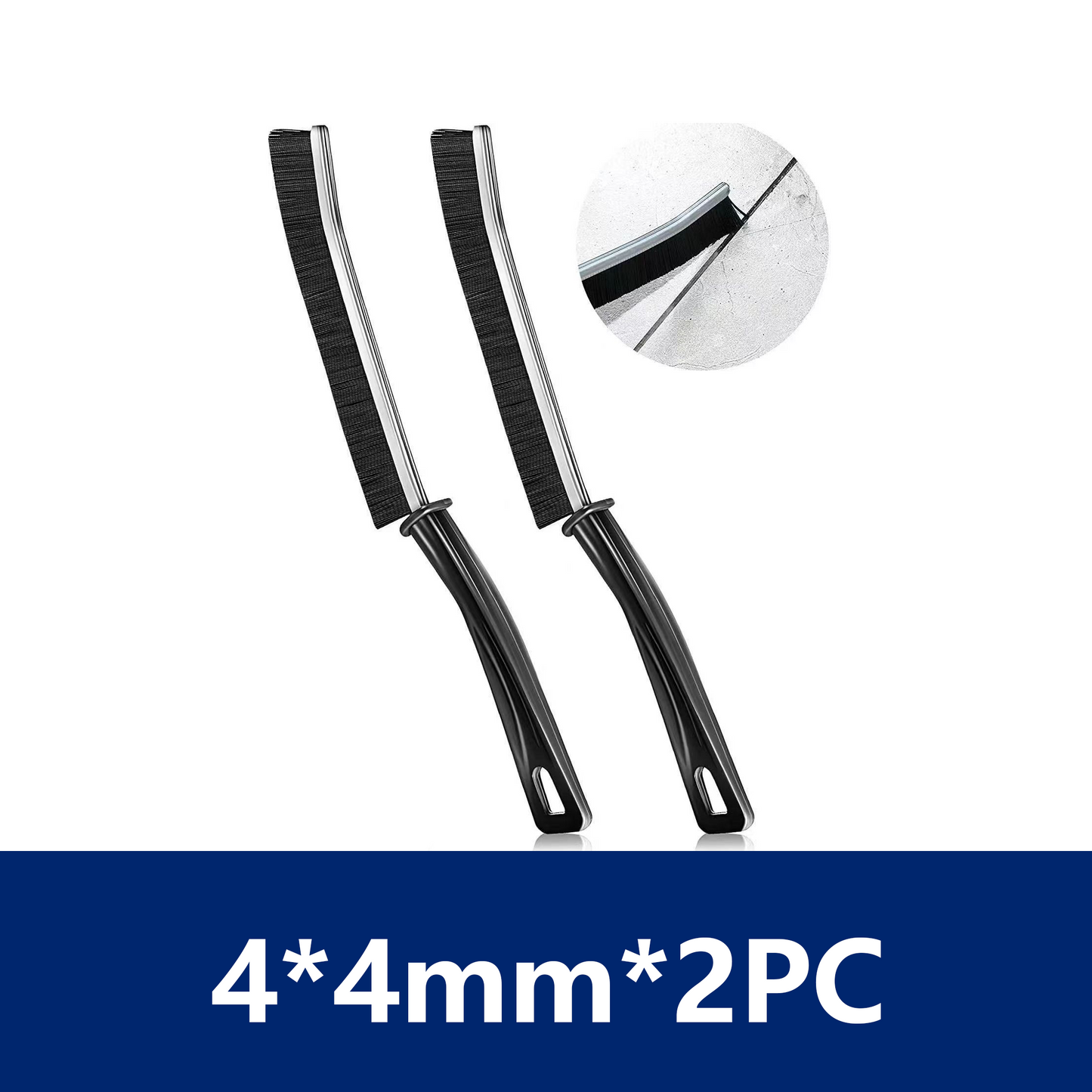 Sink faucet gap cleaning brush