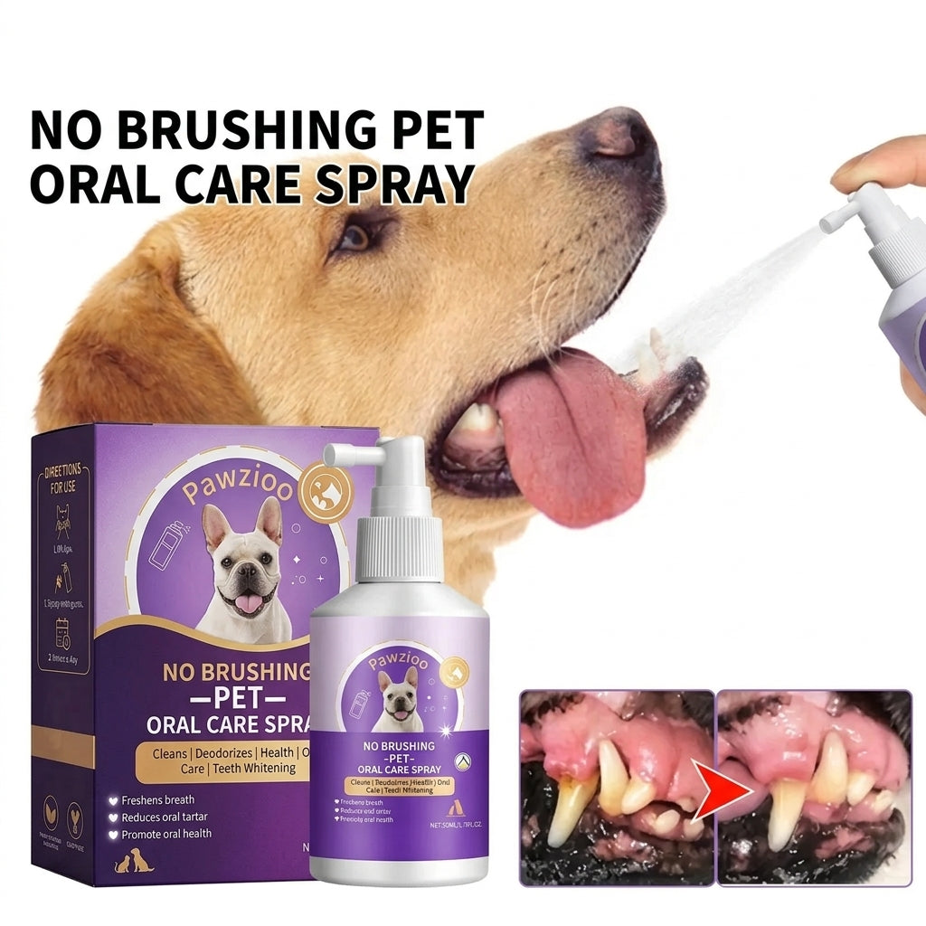 🍃NO BRUSHING oral care spray for dogs cats