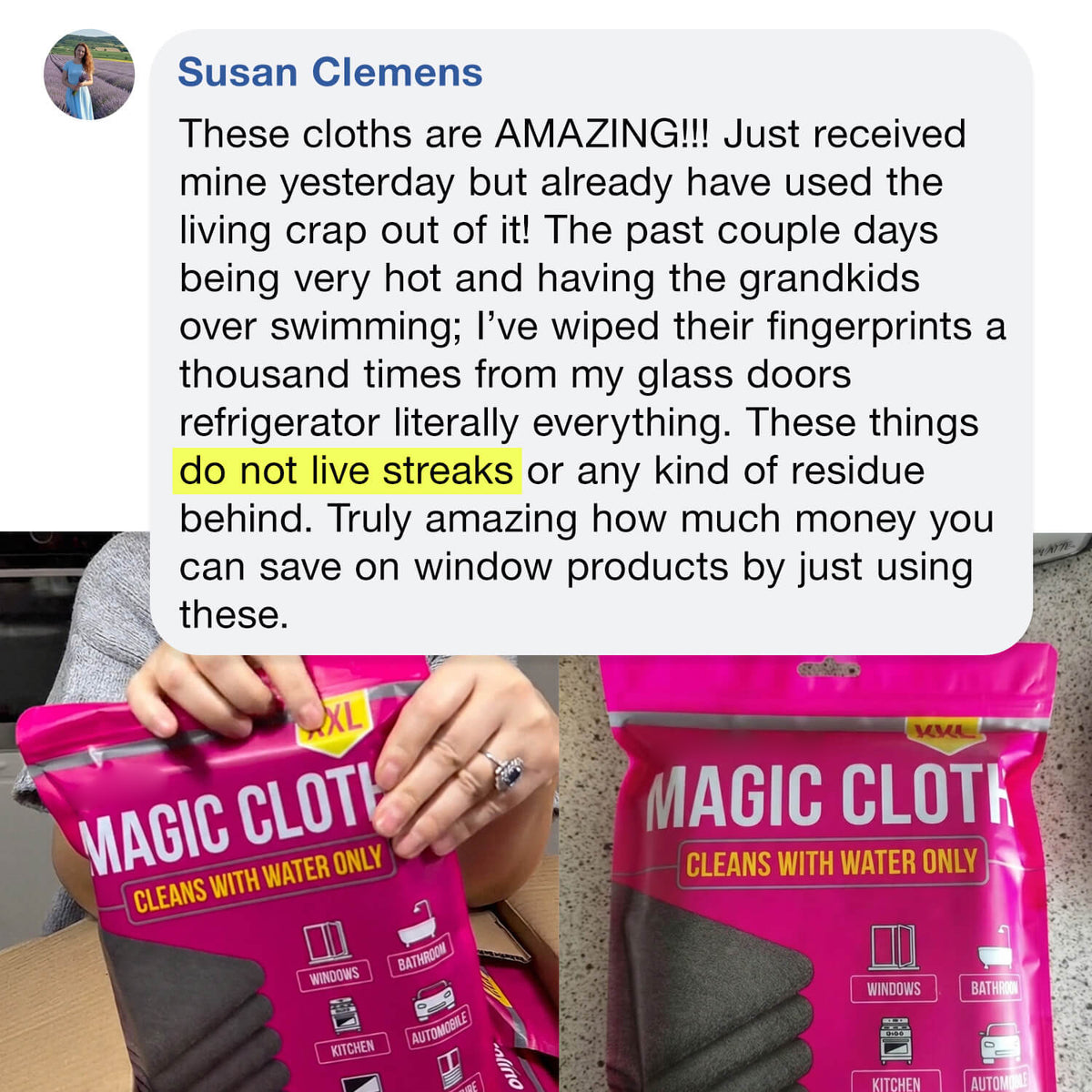 Magic Microfiber Cleaning Cloth (5 Cloths)