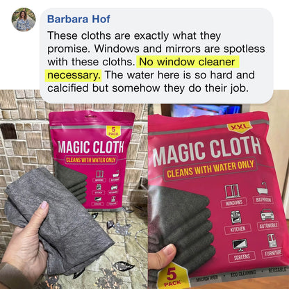Magic Microfiber Cleaning Cloth (5 Cloths)