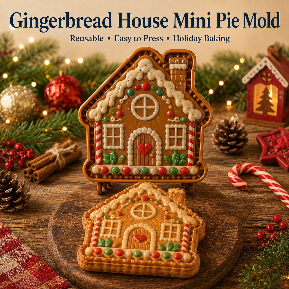 Christmas Mini Pie Molds — 9 Festive Designs