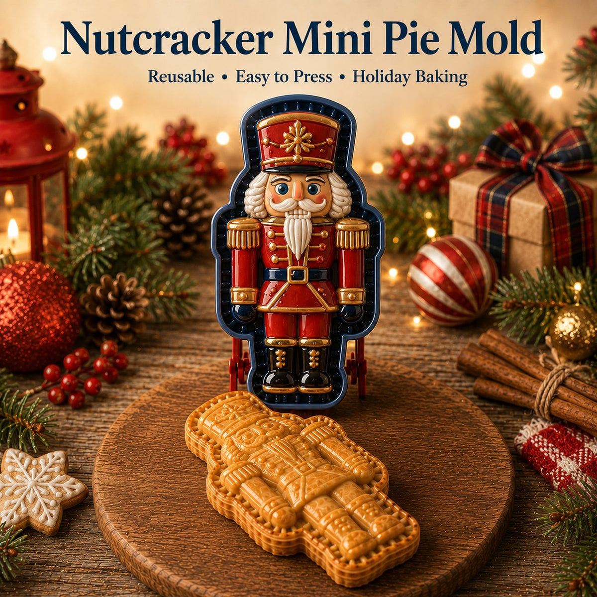 Christmas Mini Pie Molds — 9 Festive Designs