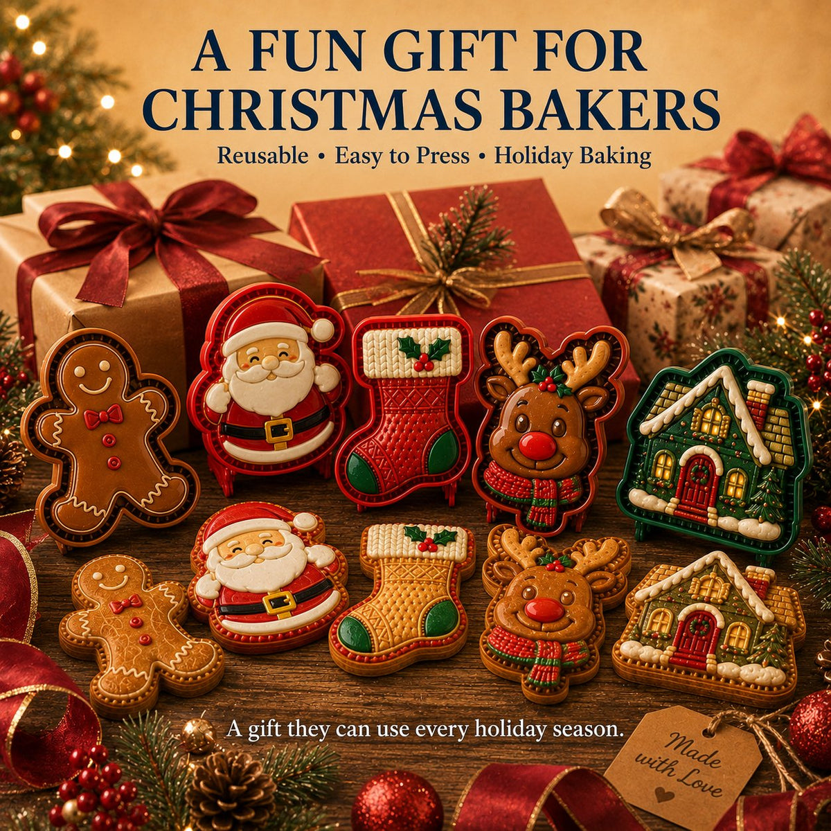 Christmas Mini Pie Molds — 9 Festive Designs