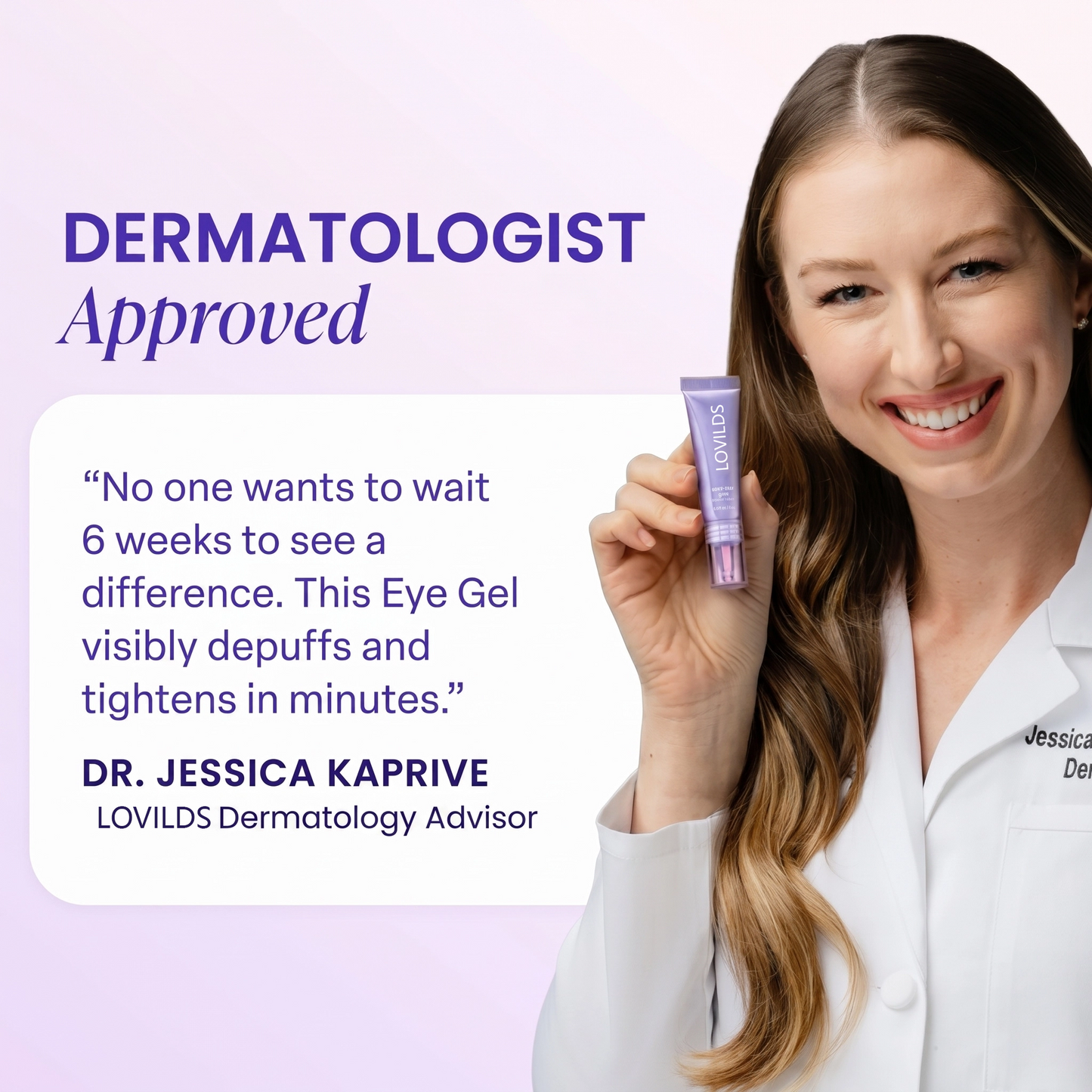 ✨ LOVILDS Instant Lift Eye Gel – Smooth Wrinkles & Reduce the Look of Under-Eye Bags 👁️💜