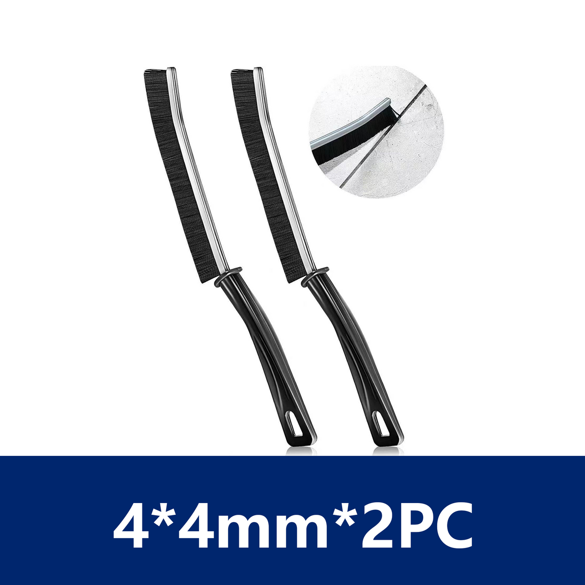 Sink faucet gap cleaning brush