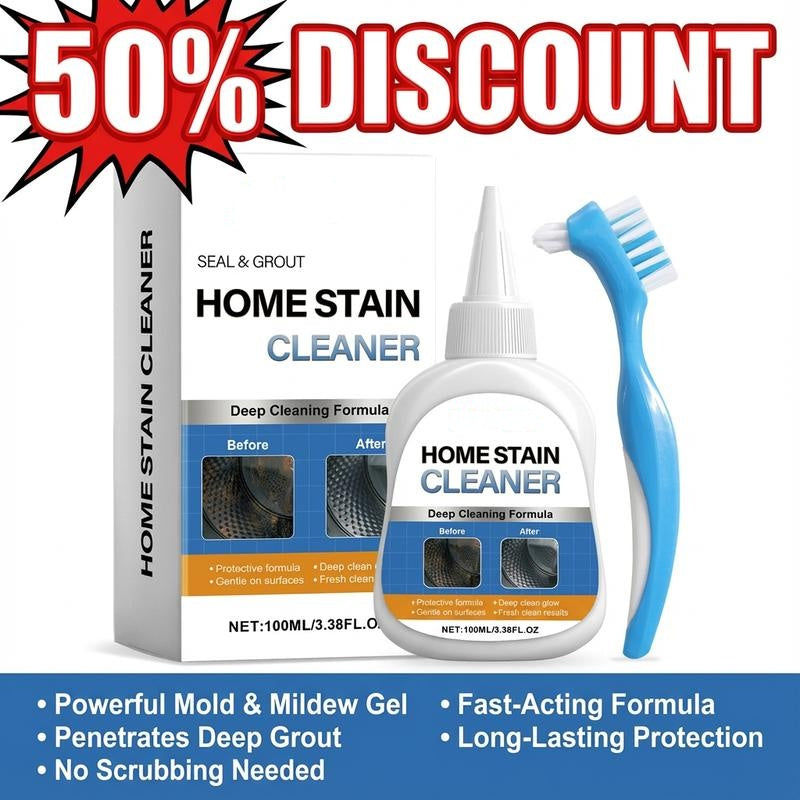 🔥BUY 3 GET 1 FREE WITH FREE BRUSH!!!💥 Mold Removal Gel💦Heavy Duty Formula, Multi-Surface Cleaner & Works on Shower & Tile
