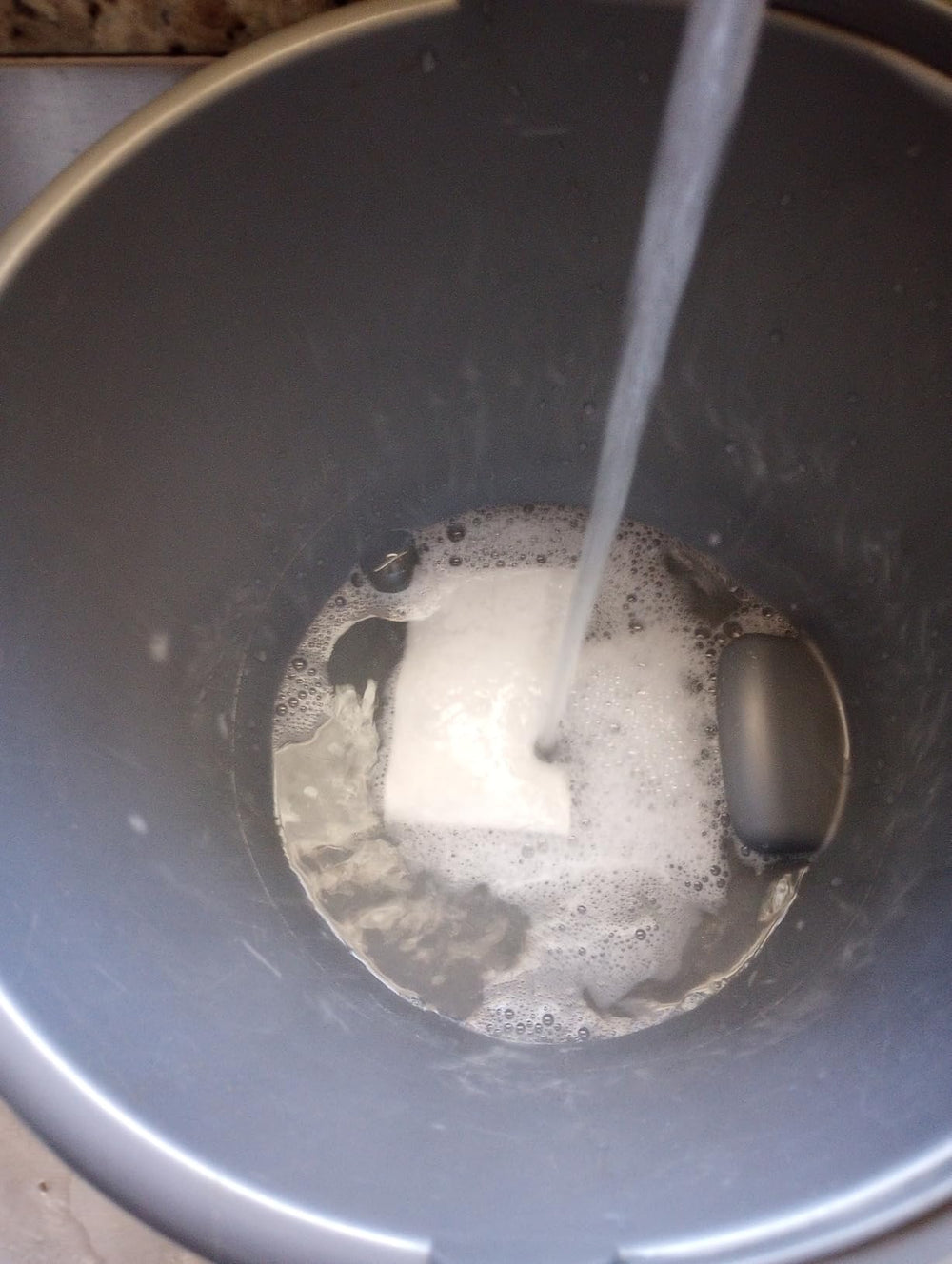 Tile floor cleaning result
