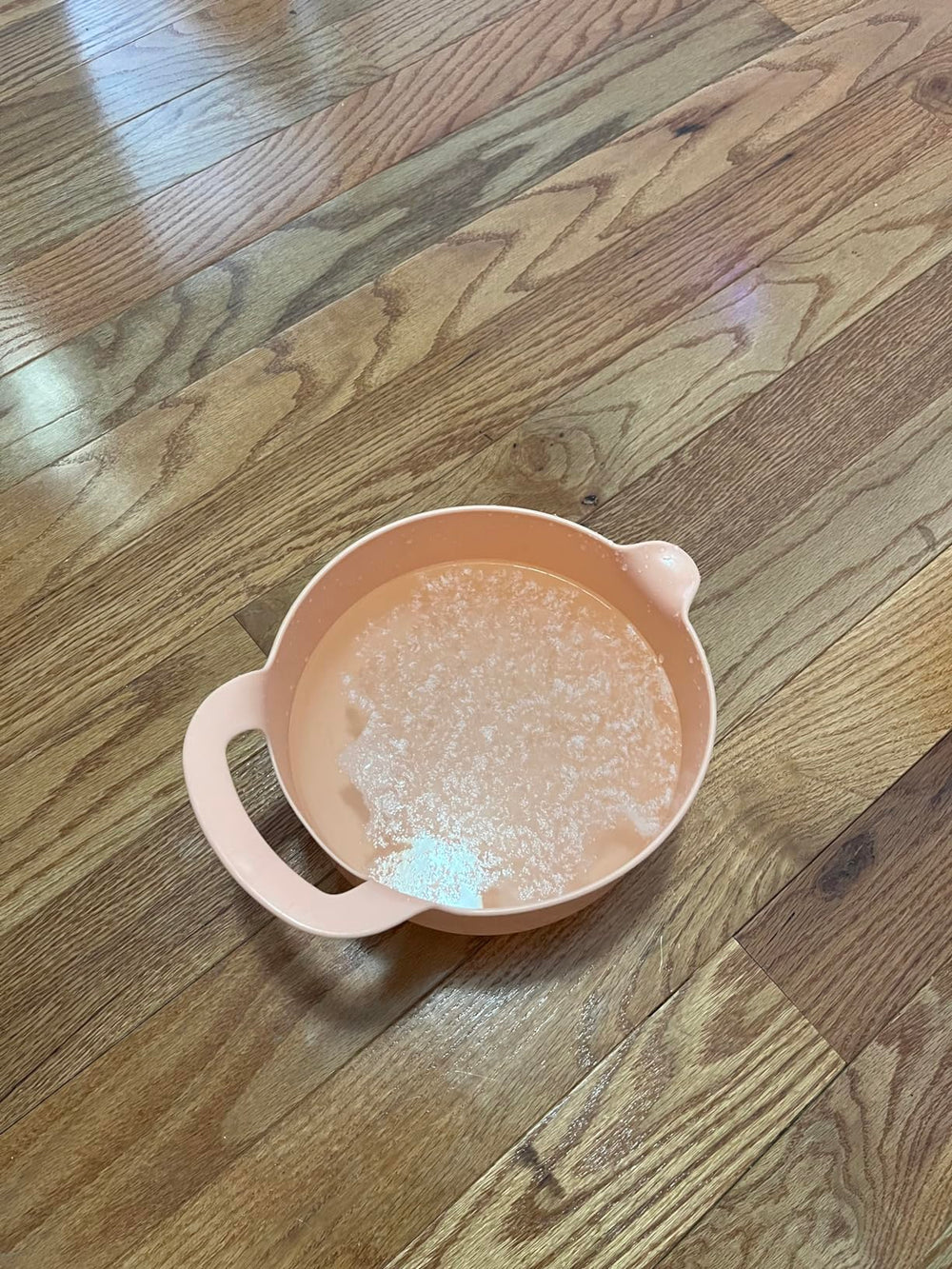 Laminate floor after cleaning