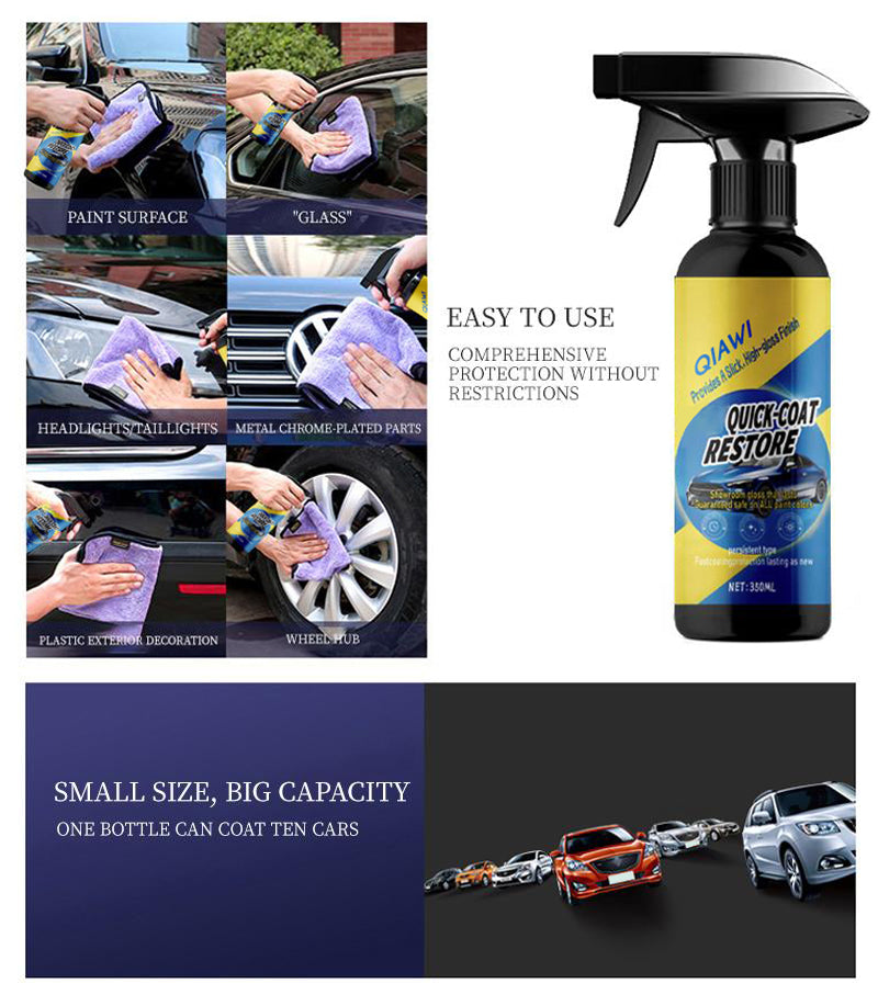🔥Buy 1 Get 1 Free🔥Quick-Coat Restore-Coating Spray (New Packaging, Enhanced Performance!)