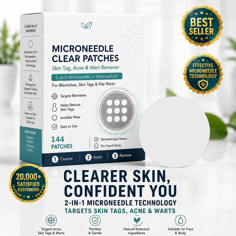 ✨2-in-1 Microneedle & Hydrocolloid Patch🍀