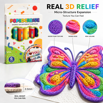 Save 50% by ordering today丨AQA® 3D Relief Art Pen – Turn Flat Drawings Into Touchable 3D Art