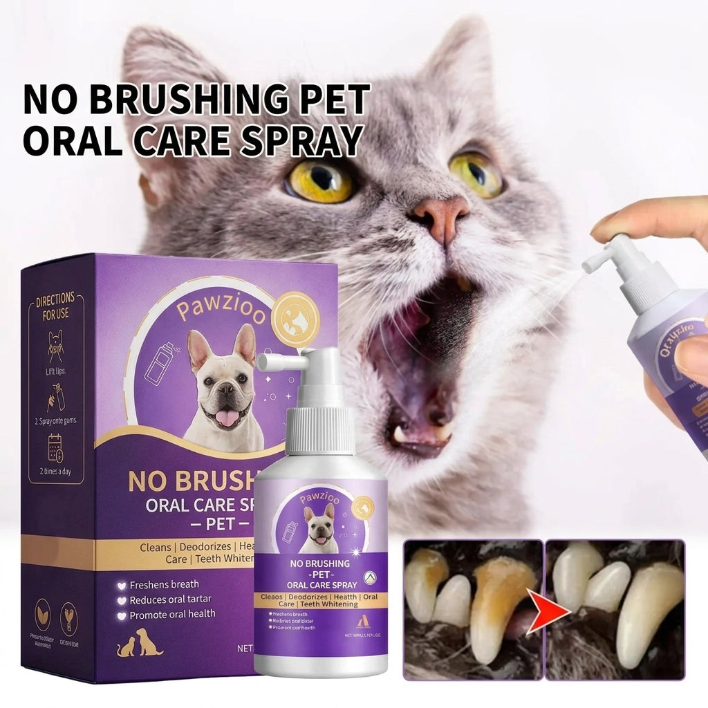 🍃NO BRUSHING oral care spray for dogs cats