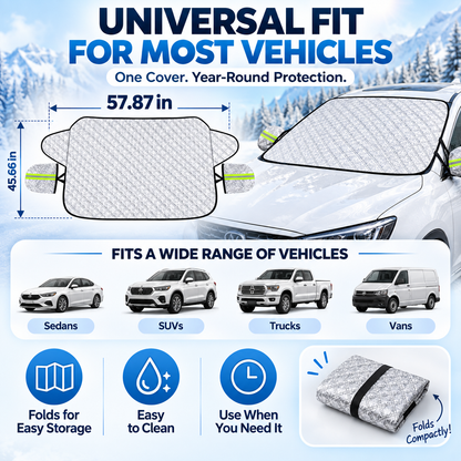 ❄️ Magnetic Windshield Snow Cover